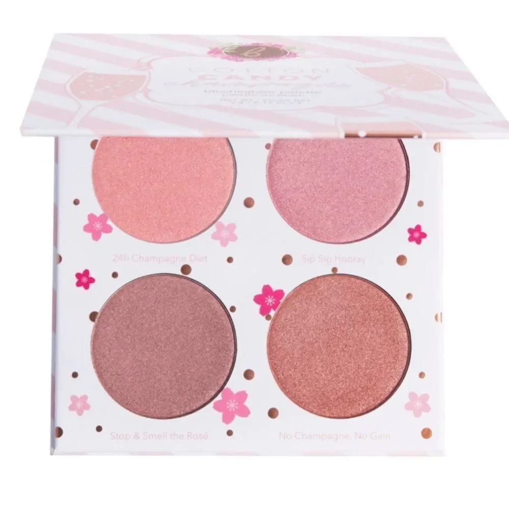 $10 🌙 Beauty Bakerie Cotton Candy Champagne Blushlighter‎ Palette 🆕 FULL SZ
